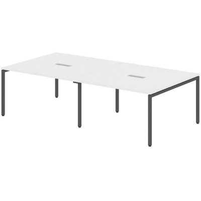 Конференц-стол ХСЦТ 2714 XTEN С (XSCT 2714 XTEN-S) 272х141 (Белый / Антрацит)