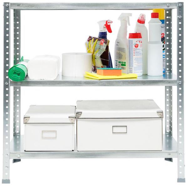 Стеллаж ES 75KD/75x30/3 оцинкованный