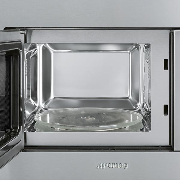Встраиваемая микроволновая печь с грилем Smeg FMI020X