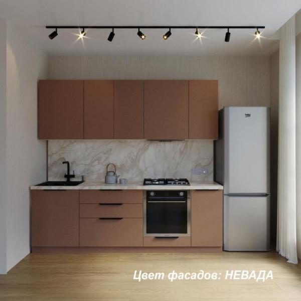 Кухонный гарнитур прямой Велуто №504