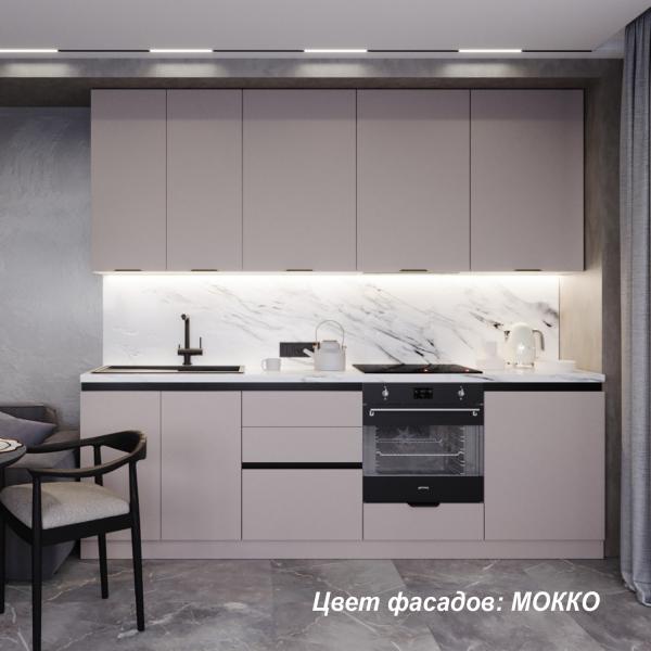 Кухонный гарнитур прямой Доминика №102