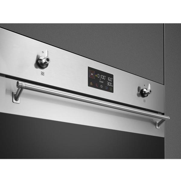 Духовой шкаф с функцией СВЧ Smeg SO6302M2X