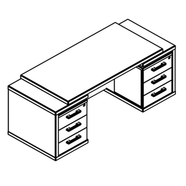 Стол руководителя ТДТ 197.А (TDT 197.А) TORR 190х75